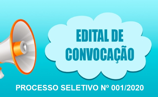 CONVOCAÇÃO - PROCESSO SELETIVO - EDITAL SAAE Nº 001/2020