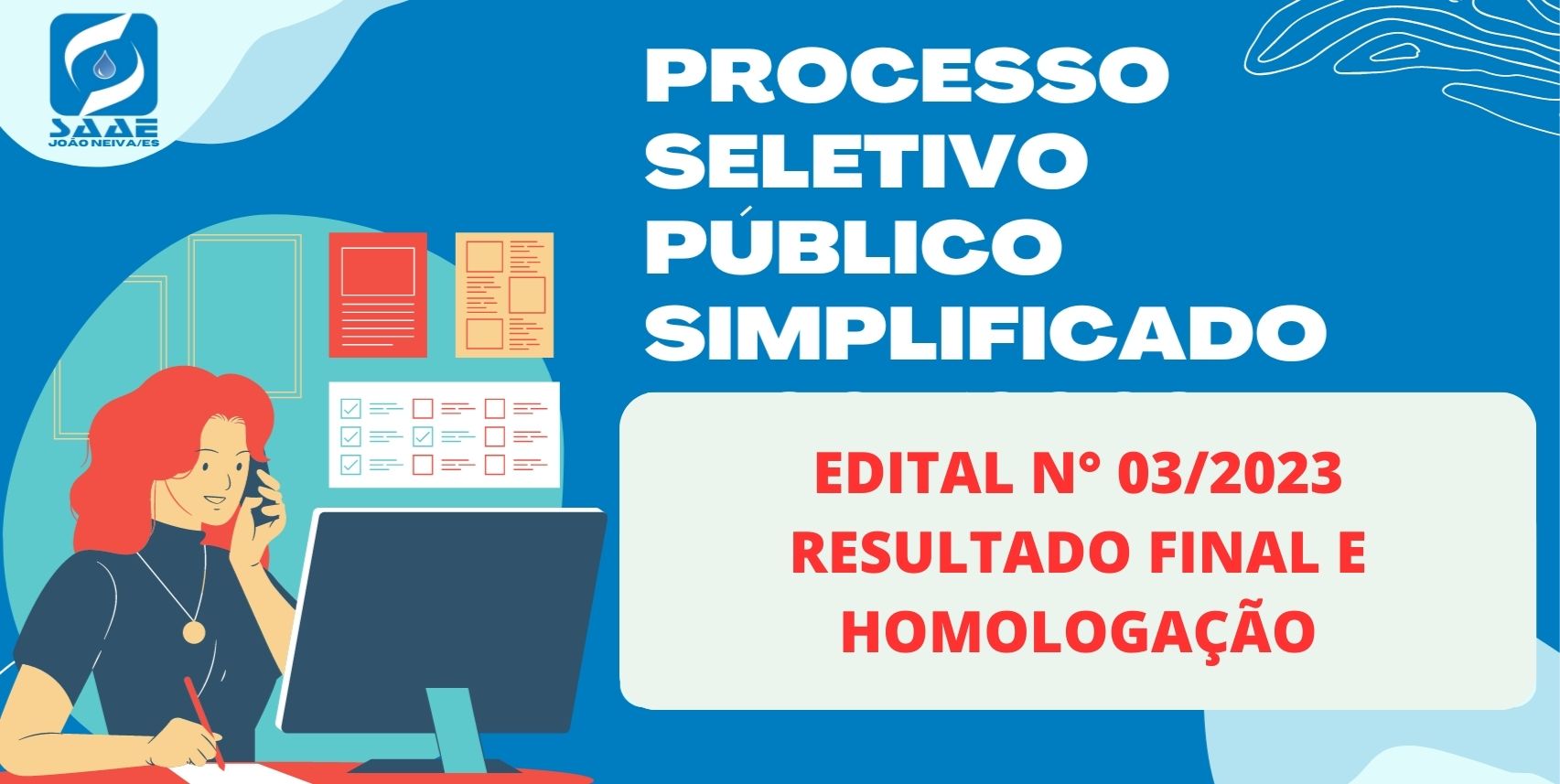 RESULTADO FINAL - PROCESSO SELETIVO PÚBLICO SIMPLIFICADO Nº 003/2023